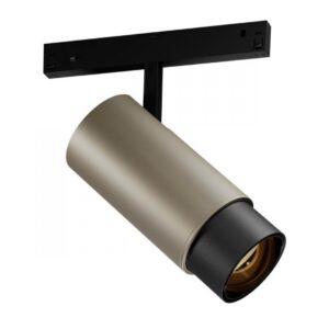 Mini proiector orientabil, cu unghi de lumină reglabil (18-45 grd) pentru profilele liniare Xnet Arelux LED 14,2W 3000K 1700 lm, Maro, XNRS42WW SP SCF