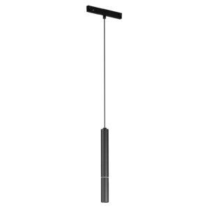 Suspensie cilindrică pentru profilele liniare Xnet Arelux LED 1,5W + 5,8W 3000K 120 lm + 384 lm, Negru, XNRS14WW SU SBK