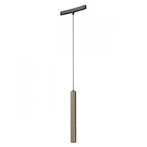 Suspensie cilindrică pentru profilele curbate Xnet Arelux LED 1,5W + 5,8W 3000K 120 lm + 384 lm, Maro, XNRS14WWR SU SCF