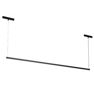 Suspensie liniară pentru profilele Xnet Arelux LED 19,6W 3000K 2468 lm, Negru, XNRS16WW SU