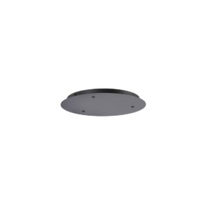 Suport 3 brate rotund din metal, negru mat, D.350, Redo, Accessory, CS3RD350BK