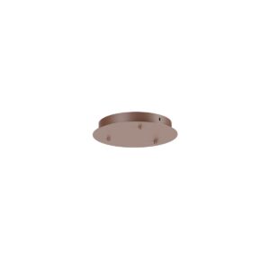 Suport rotund din metal pentru lustre cu 3 brațe , maro , D.255, Redo, Accessory, CSL3RD255CF