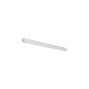 Bază liniară din metal pentru lustre 5 brațe, alb mat, Redo, Accessory, CSL5LN900WH