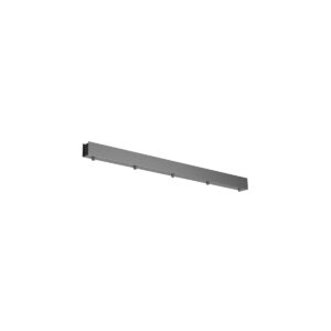 Bază liniară din metal pentru lustre 5 brațe, negru mat, Redo, Accessory, CSL5LN900BK