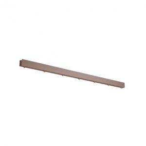Bază liniară din metal pentru lustre 7 brațe, maro mat, Redo, Accessory, CSL7LN1300CF