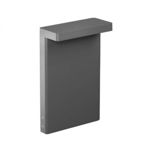 Stalpisor de exterior Kant, gri inchis, LED, 15W, 1011 lumeni, 2700K/3000K, IP65, H.35 cm, 91032