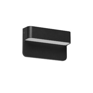 Spot pentru treapta/scari Redo KANT STEP LIGHT LED 3W 24V DC IP65 CCT 2700K-3000K, negru mat, 91012