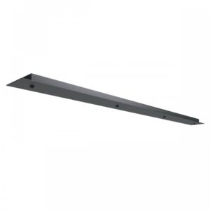 Bază liniară din metal pentru lustre 4 brațe, negru mat, L.1150, Redo, Accessory, CS4LN1150BK
