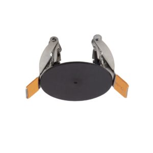 Bază rotundă cu montaj încastrat, din metal vopsit negru mat, Redo, Accessory, CR2 LED MBK