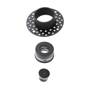 Accesoriu din metal vopsit negru mat pentru montajul trimless a suspensiilor, Redo, Eiko, CT1 MBK