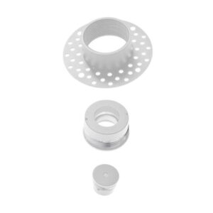Accesoriu din metal vopsit alb mat pentru montajul trimless a suspensiilor, Redo, Eiko, CT1 MWH