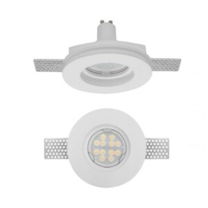 Spot incastrat XGess, gips, 1XGU10, GSS01