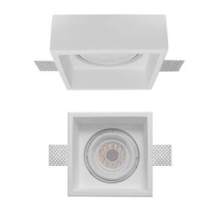 Spot încastrat orientabil din gips Xgess maxi, 1 x 50W, GX53,, 230V, Arelux, GSS07
