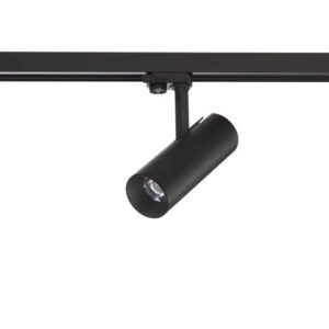 Proiector orientabil de interior pentru șină cu 3 circuite, LED 1x20W 3000K 2400 lm, Negru, Arelux , Xfocus, FS10WW SBK