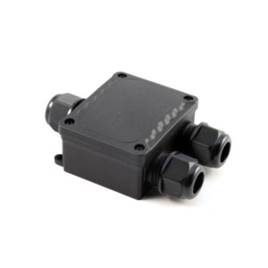 Cutie de conexiuni etanșă, IP68, pentru cabluri in manta de cauciuc 5x(0,5-1,5) , cu o intrare și două ieșiri, Arelux, ACC18