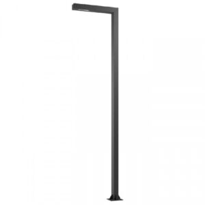 Stalp exterior XTorre, gri inchis, LED, 40W, 6020 lumeni, 3000K, IP65, H.4m, TOR01WW DG