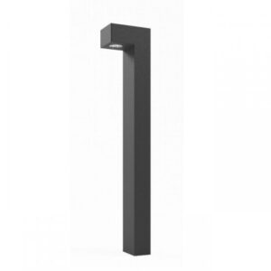 Stalp exterior XTorre, gri inchis, LED, 10W, 1247 lumeni, 3000K, IP65, H.1m, TOR03WW DG