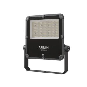 Proiector LED IP65 90° aluminiu dispersor sticla 4mm 100W/3000K/13824lm XField Arelux, FDI12WW90 DG